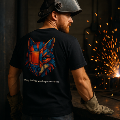 StahlFux T-Shirt „Fusion Fox“ – Black Edition Gr. L