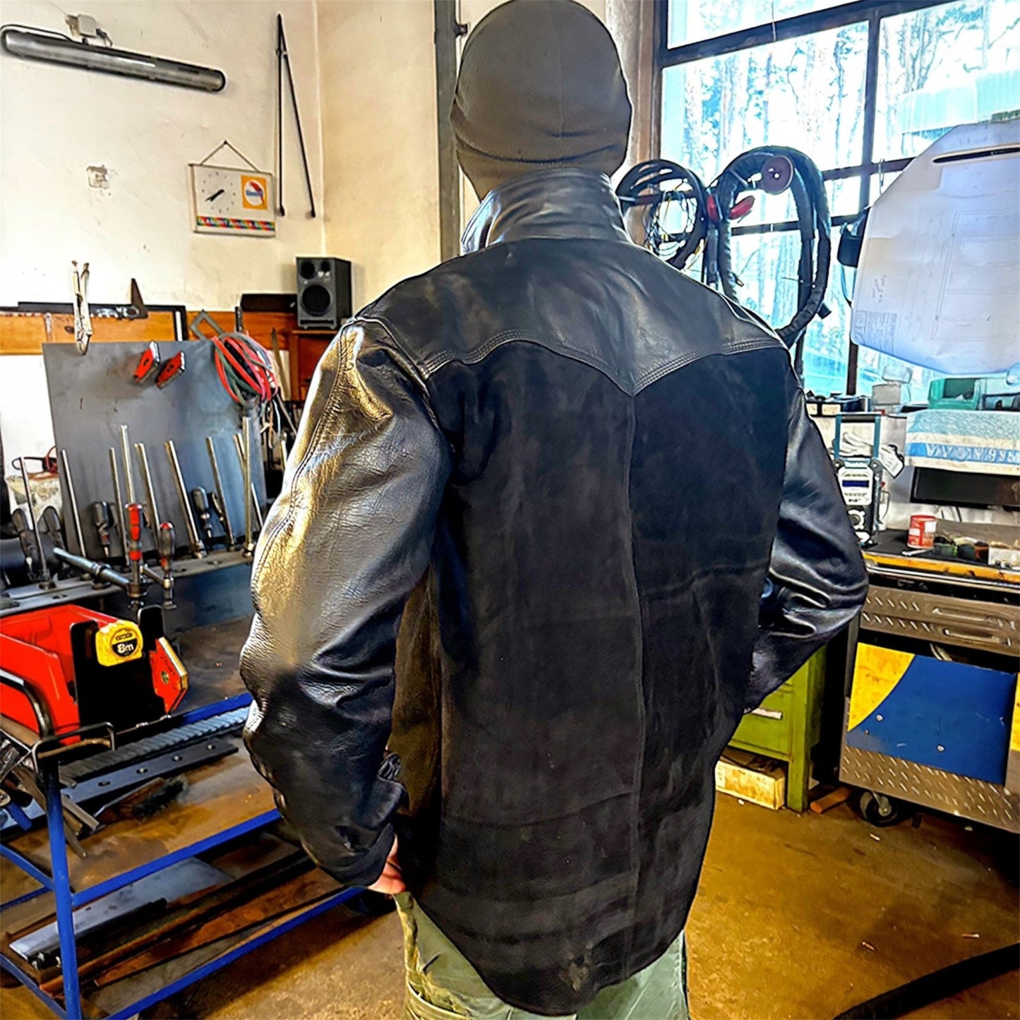 !!PreSale!! StahlFux Schweißerjacke „ArcGuard Pro“ – Premium Rindleder Classic Black