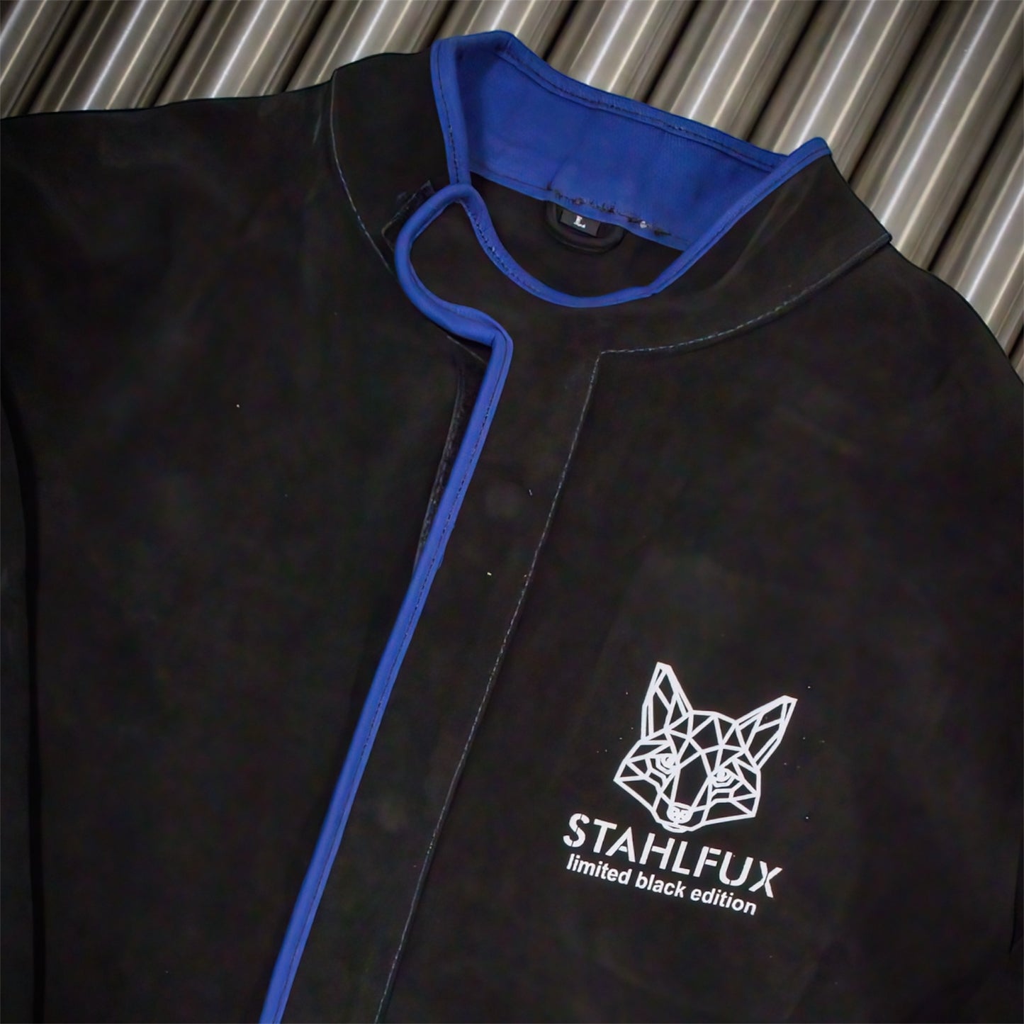 StahlFux Schweißerjacke „ArcGuard“ –Limited Black Edition