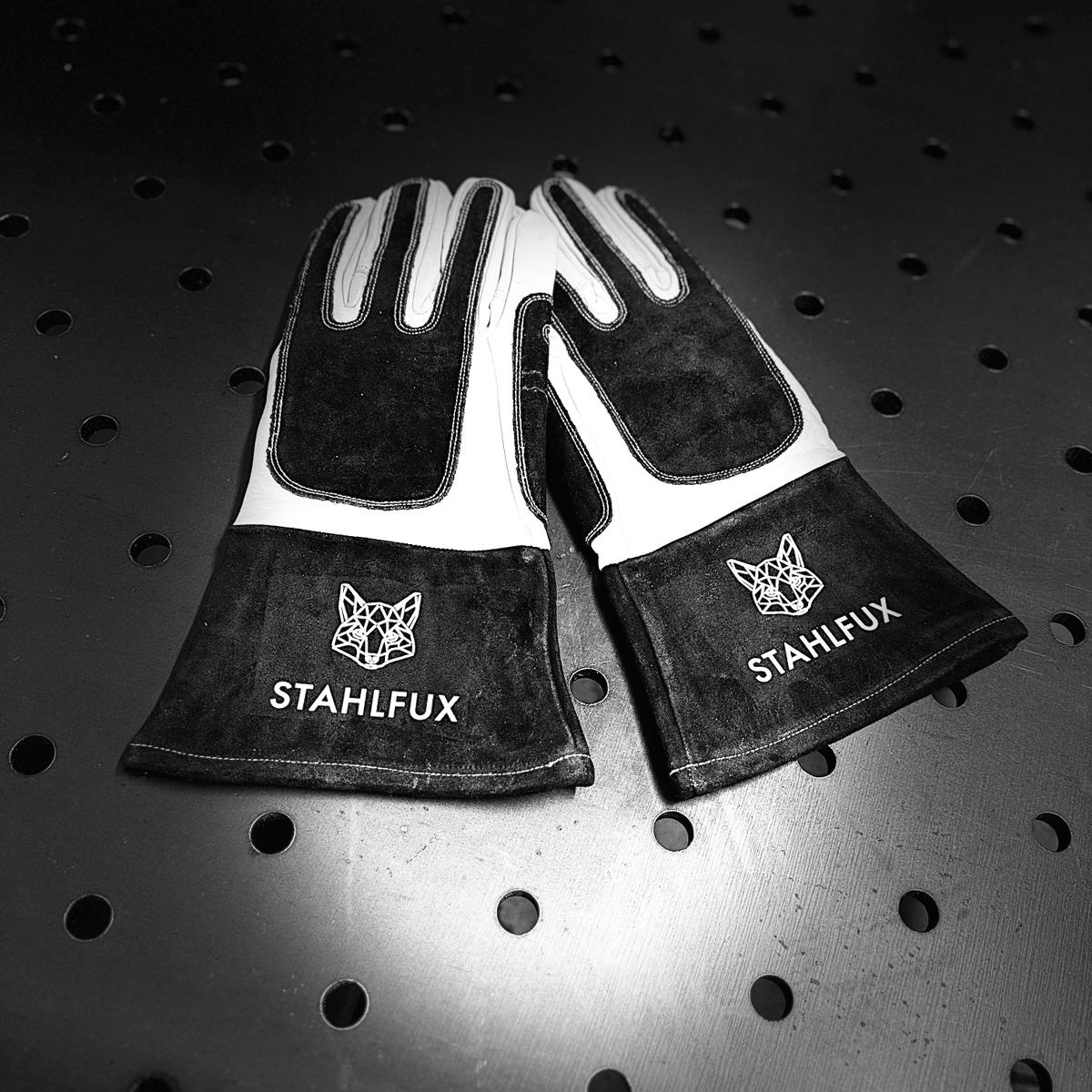 StahlFux SteelGuard – Stick Welding Edition | Elektrodenschweißer-Handschuhe (E-Hand / MAG grob)
