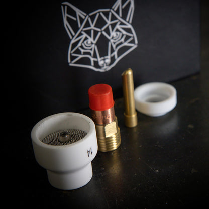 StahlFux WIG TIG Keramikdüse Set SR/WP17/18/26 Brenner Schweißen Metallbau 1,6mm ⭐️Limited Edition⭐️