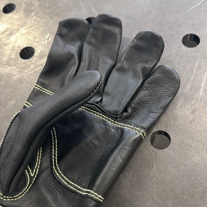 Schweißerhandschuhe grau