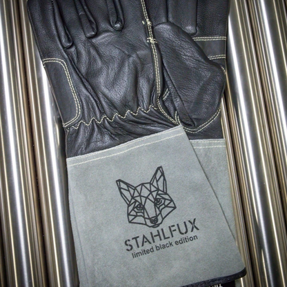 Schweißerhandschuhe grau